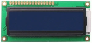 WYŚWIETLACZ LCD 2X16 80X36MM NIEBIESKIE PODŚWIETLE