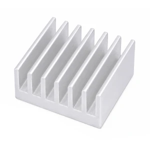 Radiator aluminiowy wytłaczany 14x14x6mm typ B
