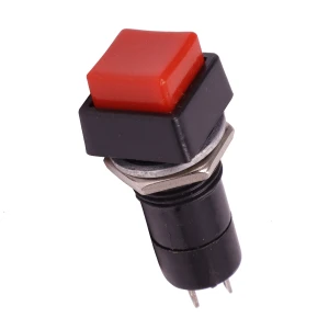 Przycisk Monostabilny PBS-12A 250V 1A Czerwony