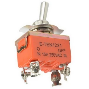 Przełącznik dźwigniowy E-TEN1221 15A 250V DPST